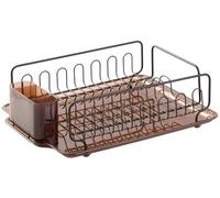 iDesign, Forma Lupe, Seca platos doble, Ámbar/Bronce