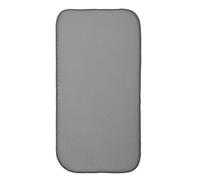 iDesign iDry Tapete de cocina, alfombrilla escurreplatos pequeña y gruesa de poliéster y microfibra para un secado óptimo, gris estaño/marfil