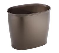 iDesign, Kent, Artículos para el cuarto de baño, Cesto oval para residuos, Bronce