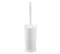 iDesign, Kent, Escobilla para inodoro con soporte, para el cuarto de baño, Blanco