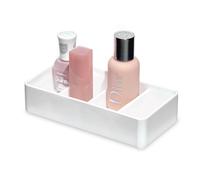 IDESIGN The Sarah Tanno Collection 4 Slot Silicone Cosmetic Crawer Organizer White