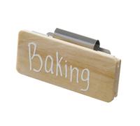 iDesign Wood ClipOn Labels for Storage Bins Set of 3 The Rosanna Pansino Collection 325 L x 25 W x 25 H Natura