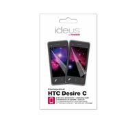 Ideus PPDESC - Protector de pantalla y gamuza limpiadora para HTC Desire (2 unidades), transparente