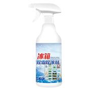 Idezek Spray descongelador para refrigerador,Spray descongelador para refrigerador y congelador - Spray interior limpiador de refrigeradores de 500 ml,Descongelador, removedor de capas de hielo,