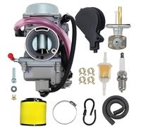 IDGTTLDF 0470-449 Carburetor Fit for Arctic Cat 400 500 FIS TBX 2000 2001 2002 2003 ATV Carb Replace 0470-449 with Fuel Valve Petcock & Air Filter IDGTTLDF