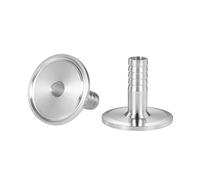 IDGTTLDF 1 Pieza de Manguera de 8 mm a Abrazadera Triple TC50,5 mm, Accesorio de Acero Inoxidable SUS304 for elaboración casera