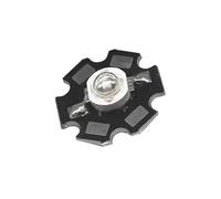 IDGTTLDF 10pc 3W UV High Power LED Chip SMD Light Beads Ultra Violet 405nm-410nm LED with Black PCB