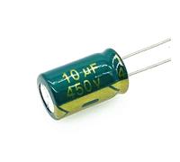 IDGTTLDF 10pcs/Lot 10UF High Frequency Low impedance 450v 10UF Aluminum electrolytic Capacitor Size 10 * 17 mm