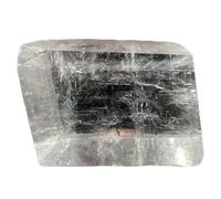IDGTTLDF 160-210g 1pc White Calcite Cube Raw Crystal Stones Optical Quartz for Decoration and Collecti