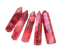 IDGTTLDF 1pc 7-8cm Melting Crystal Tower Decor