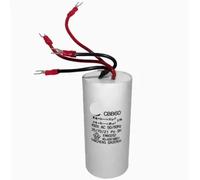 IDGTTLDF 1pc CBB60 Three 3 Wires Four 4 Wires Double Capacitor 450V 8UF-16UF Triple Wire