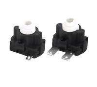 IDGTTLDF 1pc Hero-3 Push-Button Three-Pin Switch with Light Self-Locking Push-Button Switch 10A250V