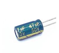 IDGTTLDF 20pcs/Lot High Frequency Low impedance 50v 47UF Aluminum electrolytic Capacitor Size 6 * 12