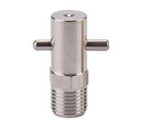 IDGTTLDF 2pcs 1/8" BSPP Nickel Plated Brass Pin Type Hook Grease Zerk Nipple Fitting Boat