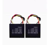 IDGTTLDF 2PCS CBB61 Fan Ceiling Fan Light Speed-regulating Start capacitors 2UF 3UF 3UF 2P
