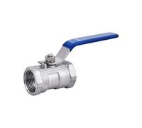 IDGTTLDF 316L Stainless Steel One-Piece Threaded Ball Valve Internal Thread Valve Household Heating Switch Water Pipe 4 Points 6 Points(G3/4)