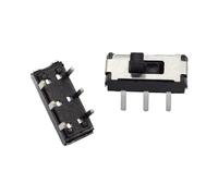 IDGTTLDF 5pc In-Line Double-Row 6pin 2-Stop Toggle Switch MSS22D18G2 2-Stop 2P2T Vertical Handle Height 2MM