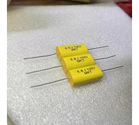 IDGTTLDF 5PCS/Lot 100v6.8uf 685j 6.8j MKT Frequency Division transpolar axial Thin Film Non-inductive Capacitor