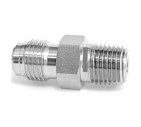 IDGTTLDF Conector de tubería de Acero Inoxidable Sus 316L, Macho NPT de 1/4" a Macho VCR de 1/2", 3000 PSI