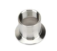 IDGTTLDF Conectores roscados Hembra de Acero Inoxidable Tri Clamp de 25,4 mm con Brida de 3/8"