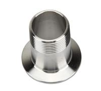 IDGTTLDF Conectores roscados Macho de Acero Inoxidable Tri Clamp de 25,4 mm con Brida de 3/8"