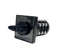 IDGTTLDF HZ5B-20AE205/3 20Amp 3P Professional Multi-Step 0-4 Position Rotary CAM Switch Silver Factory Supplied