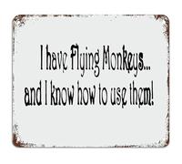 IDGTTLDF I Have My Ways Metal Sign Funny Quote Tin Sign for Office Kitchen or Bar Rustic Wall Decor 8 X 12 in