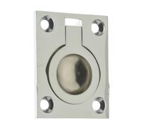 idh by St Simons 25220026 Professional Grade Quality Solid Brass Flush Ring Pull Polished Chrome