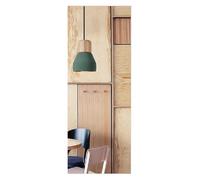 IDHBGJD Lámpara de araña de un Solo Cabezal de Cemento, Arte de Madera Moderno Simple, luz Led de Estilo japonés, vestíbulo de luz Colgante