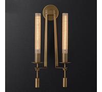 IDHBGJD Lámparas de Pared Poste LED Lámparas de Pared Decoración de Sala de Estar Decoración de baño Estudio Luces de Pared Decoración de Dormitorio Decoraciones de Pared-Onecolor-A(Cobre)