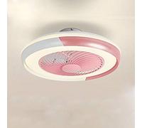 IDHBGJD Ventiladores de Techo con iluminación 40 W Ventilador Invisible Creativo LED luz de Techo Control Remoto Regulable Ultra silencioso Ventilador de sincronización lámpara Moderna Sala de Estar