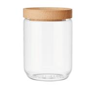 Idilica tarro de almacenamiento de vidrio moderno, 500 ml, transparent