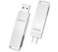 iDiskk - Unidad Flash de Estado sólido súper rápida de 1000 GB para iPhone 15/15 Plus/15 Pro/15 Pro MAX, iPad USB C, MacBook, portátiles, teléfonos Android y computadoras Windows, SSD hasta 500 MB/S
