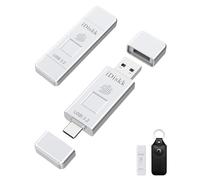 iDiskk Unidad Flash SSD de 256GB 500 MB/S cifrado de Huellas Dactilares súper rápido para iPhone 15/15 Plus/15 Pro/15 Pro MAX, iPad USB C, MacBook, portátiles, Android y PC, Fotos y Videos de