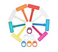 IDISON 14 herramientas de ayuda para la dislexia para niños, 8 tiras de lectura guiadas por dedos con 6 anillos de dedo, tiras de lectura resaltadas para leer, resaltar, superposición de texto