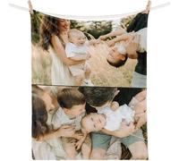 iDIY Mantas Personalizadas con Fotos y Texto - Regalos Originales para Parejas, Mamá, Papá, Cumpleaños y Aniversarios - Manta con Imagen para Cada Ocasión-2 Foto