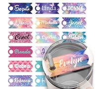 iDIY Placa de Nombre Personalizada para Stanley - Stanley Cup 40 oz Accesorios Regalos de Cumpleaños, Nietas, Sobrinas y Niñas