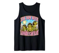 IDK How Much Longer I Can Slay - Frog Bob Haircut Capybara Camiseta sin Mangas