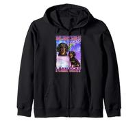 IDK How Much Longer Slay Black Long Haired Dachshund Lover Sudadera con Capucha