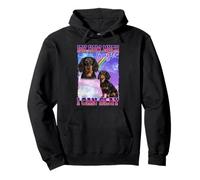 IDK How Much Longer Slay Black Long Haired Dachshund Lover Sudadera con Capucha