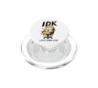 IDK I Just Work Here Cat Coffee Trabajador de Oficina PopSockets PopGrip para MagSafe