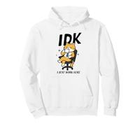 IDK I Just Work Here Cat Coffee Trabajador de Oficina Sudadera con Capucha
