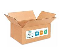 IDL Packaging Cajas de cartón corrugado pequeñas de 35,56 cm de largo x 25,4 cm de ancho x 15,2 cm de alto (5 unidades) - Excelente selección de cajas de embalaje resistentes para USPS, UPS, envío