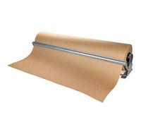 IDL Packaging Dispensador y Cortador de Rollos de Papel Kraft de 36 Pulgadas para Rollos de hasta 36 Pulgadas de Ancho y 9 Pulgadas de diámetro, Soporte de Papel de Acero Reforzado de Mesa con un