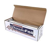 IDL Packaging Rollo de papel de aluminio El Dorado de 12 pulgadas x 1000 pies en caja autodispensada con cortador (paquete de 1) - Papel de aluminio estándar para asar, envolver, ahumar, hornear -