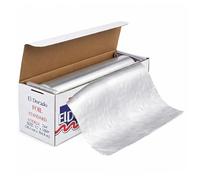 IDL Packaging Rollo de papel de aluminio El Dorado de 12 pulgadas x 1000 pies en caja autodispensada con cortador (paquete de 1) - Papel de aluminio estándar para asar, envolver, ahumar, hornear -