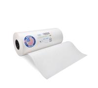 IDL Packaging Rollo de papel de carnicero blanco natural de 18 pulgadas x 1000 pies, papel de regalo kraft resistente a la humedad para cocinar o embalar, papel de carnicero sin encerar para ahumar