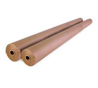 IDL Packaging Rollo de papel kraft marrón de 48 x 150 pies, 50 libras (paquete de 2) - Papel resistente para embalar, mudanza, envío, manualidades - Papel de regalo 100% reciclable