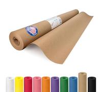IDL Packaging Rollo de papel kraft marrón de 91,4 x 54,9 m, 13,6 kg (1 unidad), papel de calidad para embalaje, mudanzas, envíos, manualidades, papel de regalo 100% reciclable