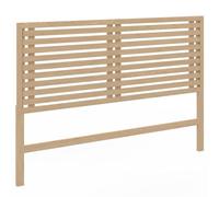 IDMarket - Cabecero de cama con patas AVA (160 cm, madera clara)
